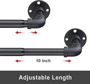 Maniglia per tende - attrezzo per tende, maniglia per tende doccia, lunghezza extra, maniglia per tende per camera da bagno, camera da letto, 81-216cm