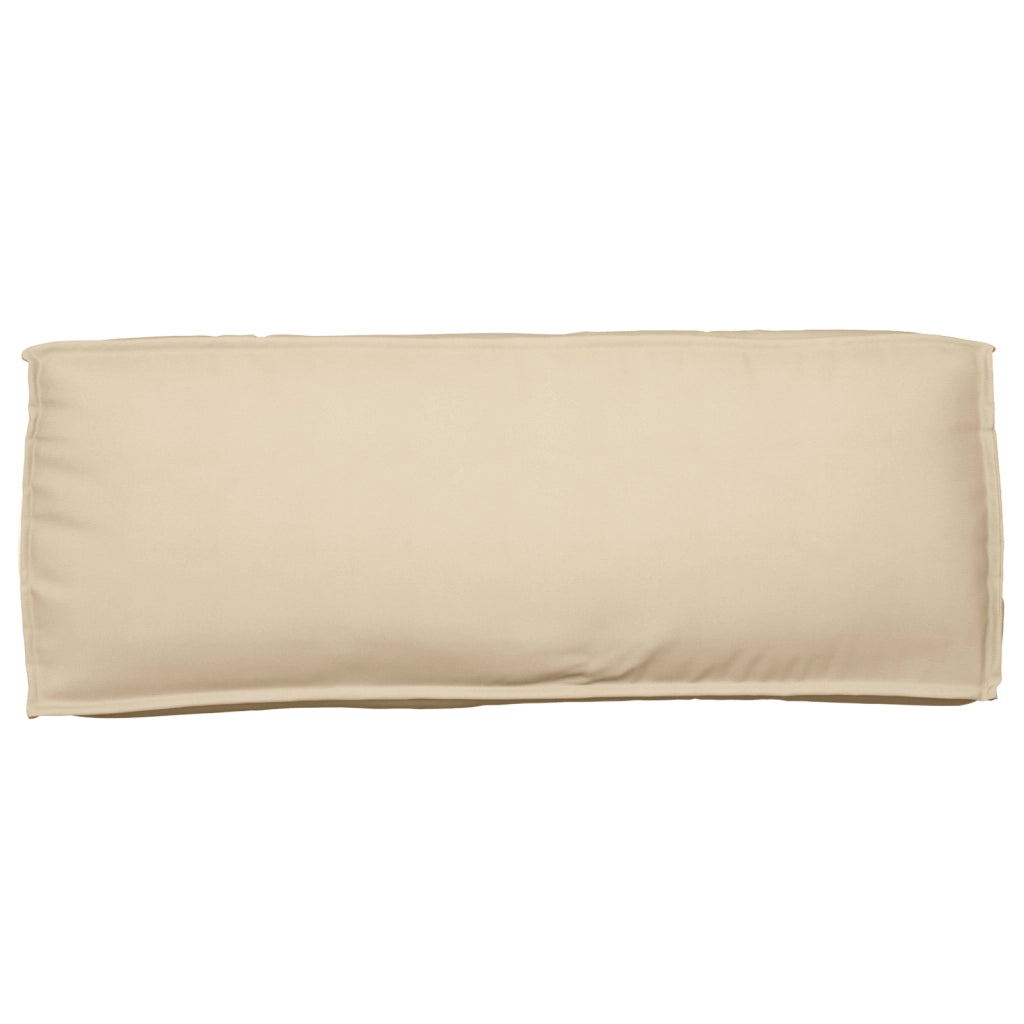 Set di cuscini per pallet 3 pezzi in tessuto Oxford beige