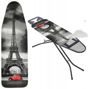 Copertura elasticizzata per asse da stiro KADAX 148x52 cm resistente con motivo Torre Eiffel
