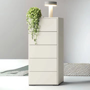 Settimino 5 cassetti bianco nuvola opaco Vip 51x42x104H