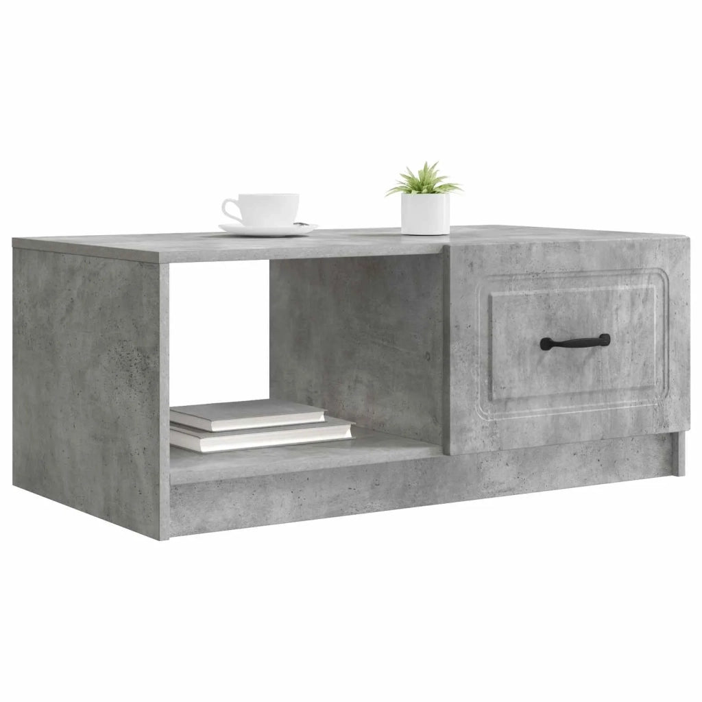 Tavolino da salotto Grigio Cemento 90 x 50 x 37 cm 895878