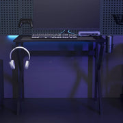 Scrivania da Gaming con Gambe a K Nera 90x60x75 cm 325400