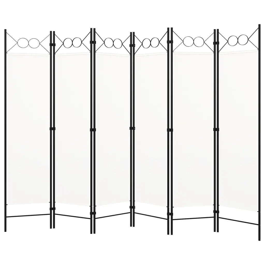 Paravento a 6 Pannelli Bianco 240x180 cmcod mxl 97248