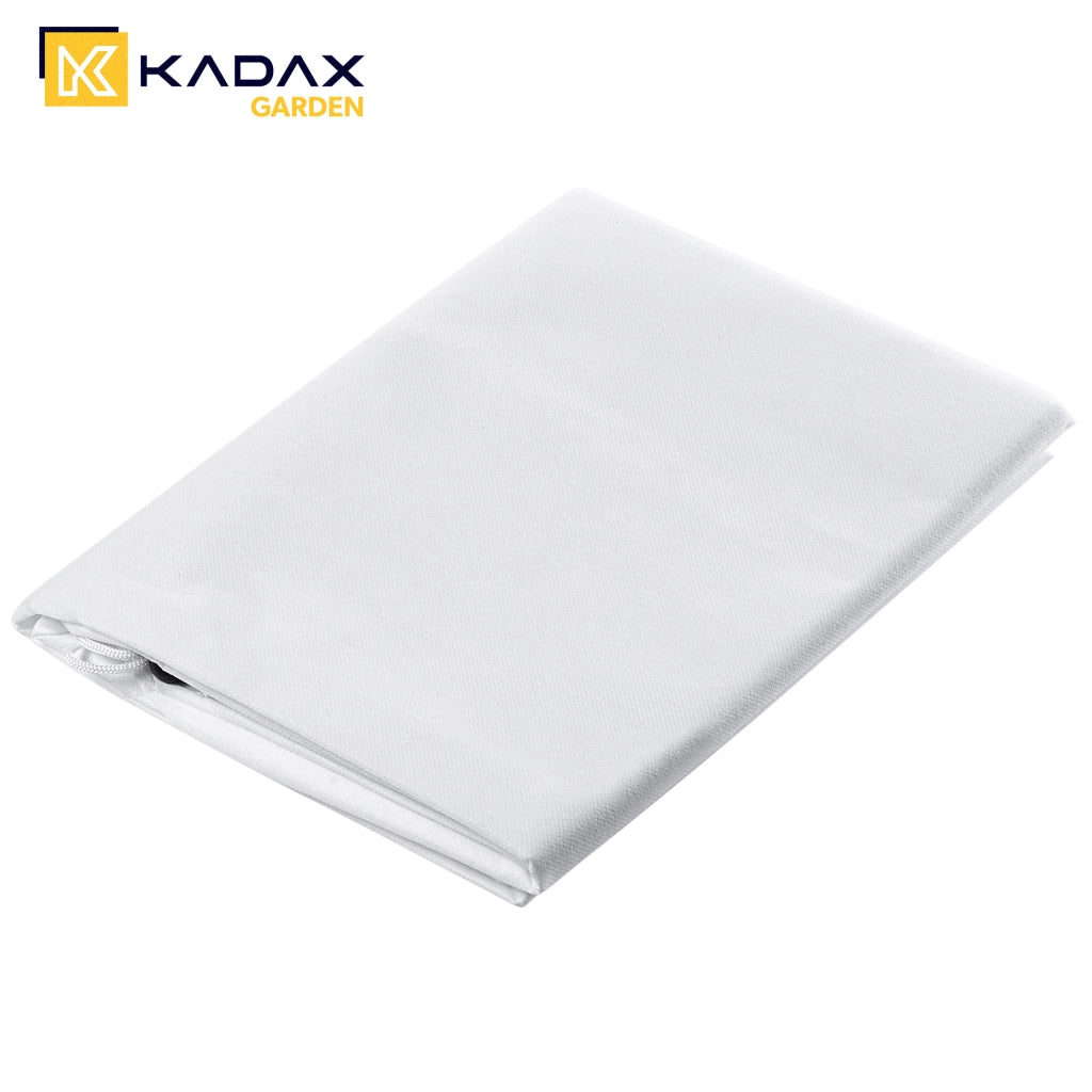 KADAX Cappuccio protettivo invernale per piante 1,2x1,8 m, sacco agrotessile con cordino 50 g/m