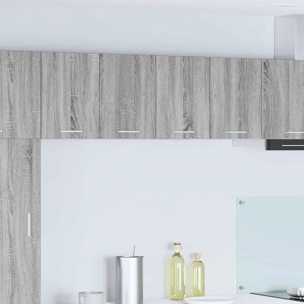Armadio pensile Grigio Sonoma e Bianco 60 x 31 x 40 cm 884172