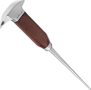 Spazzole a forma di spiga stile giapponese in acciaio inossidabile con manico in legno - 13 cm