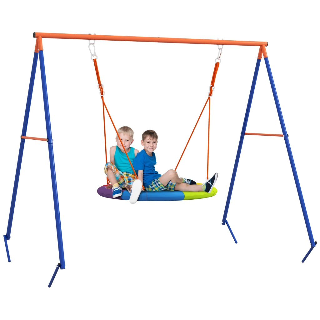 Altalena Nido Bambini Giardino ¨C zephmum ¨C Metallo Multicolore 196x172x180cm