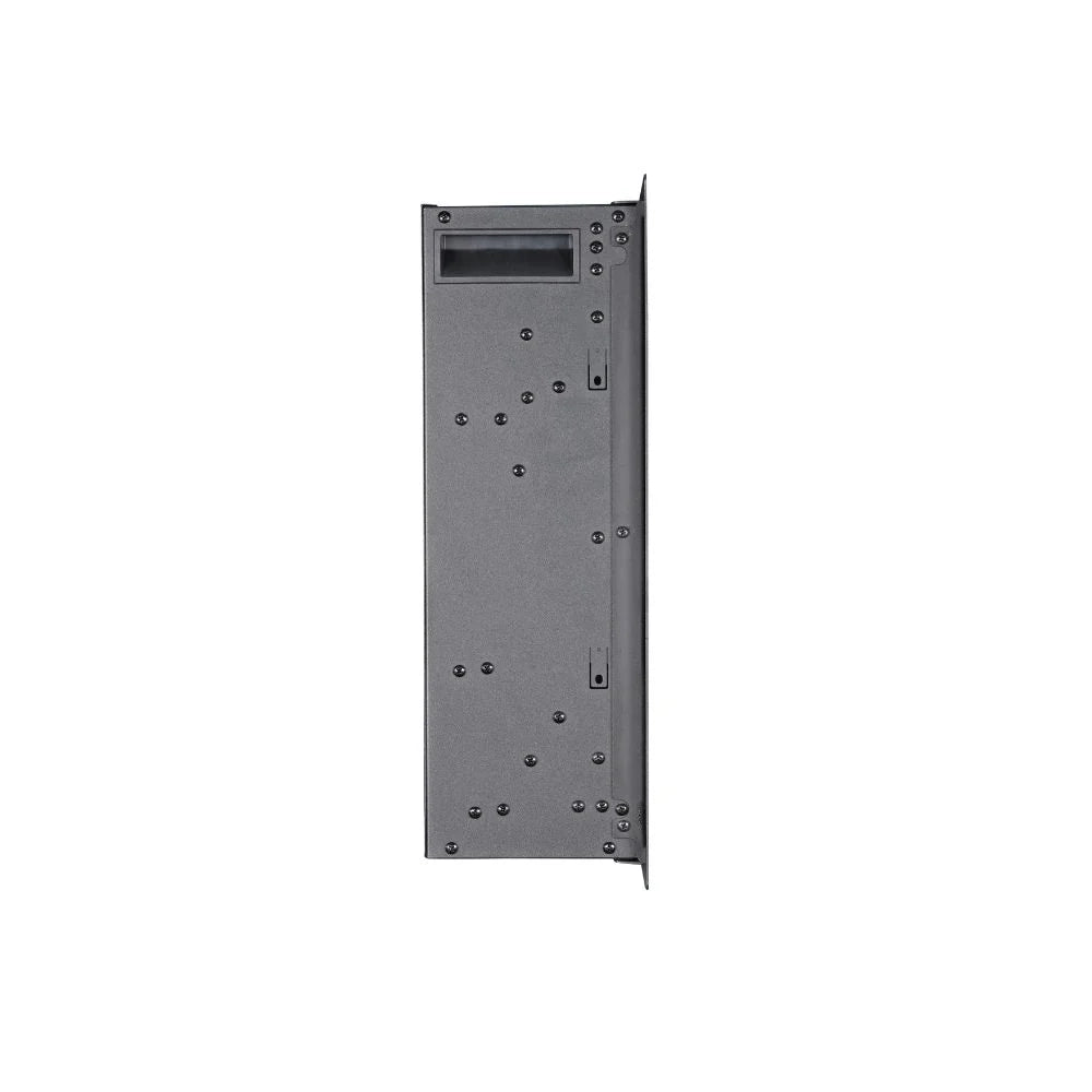 Camino elettrico caminetto da parete a incasso frontale CHICAGO130 L127 x P14 x H45