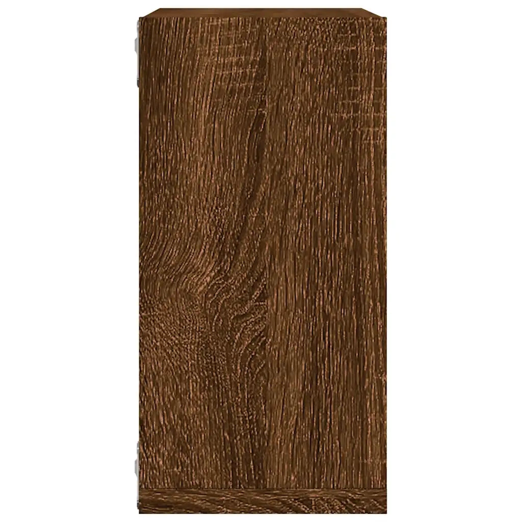 2 pz Mensole | Ripiano | Scaffale a Cubo Rovere Marrone 30x15x30 cm