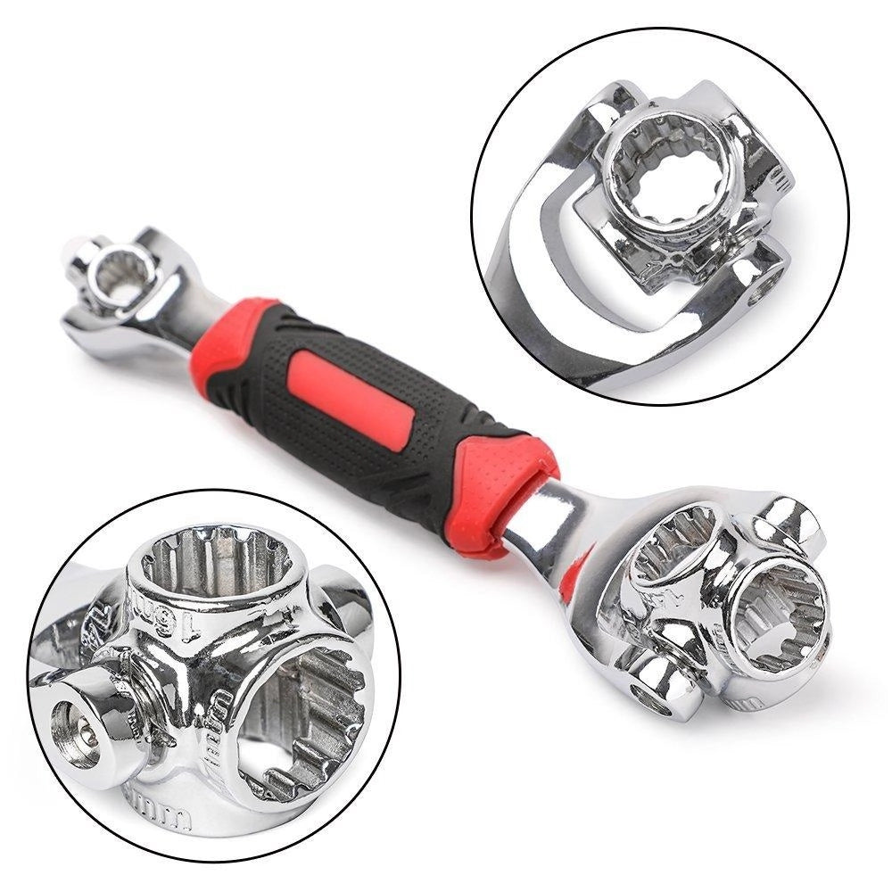 48 in 1 CHIAVE MULTIFUNZIONE UNIVERSALE CRICCHETTO ANGOLO FINO A 45° RUOTA 360
