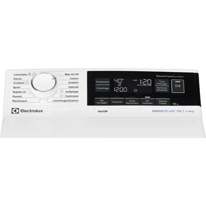 Electrolux LAVATRICE CARICA ALTO 6 KG CLASSE A 1300 GIRI EW7T336A MADE IN EUROPE