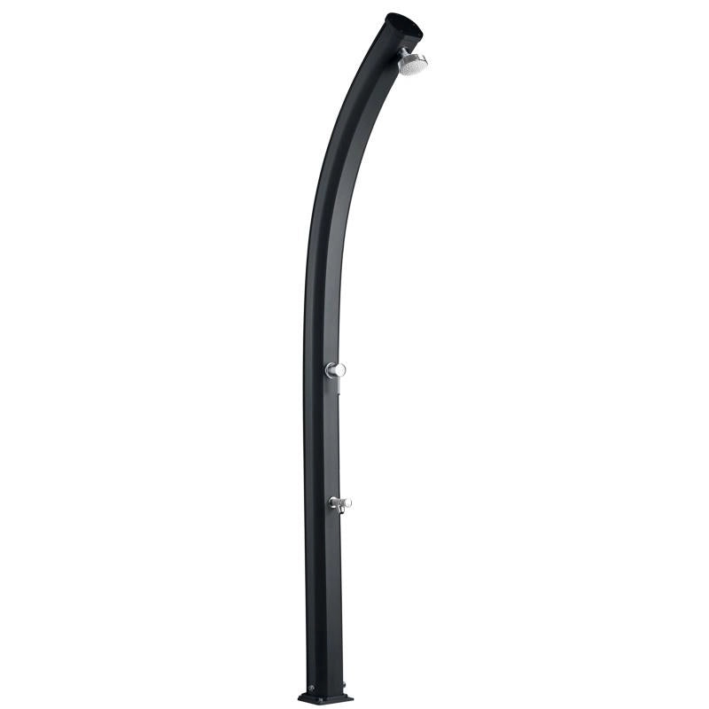 Doccia Solare Jolly 25 Litri In Alluminio Con Lavapiedi Colore Antracite Cv-A520/7016