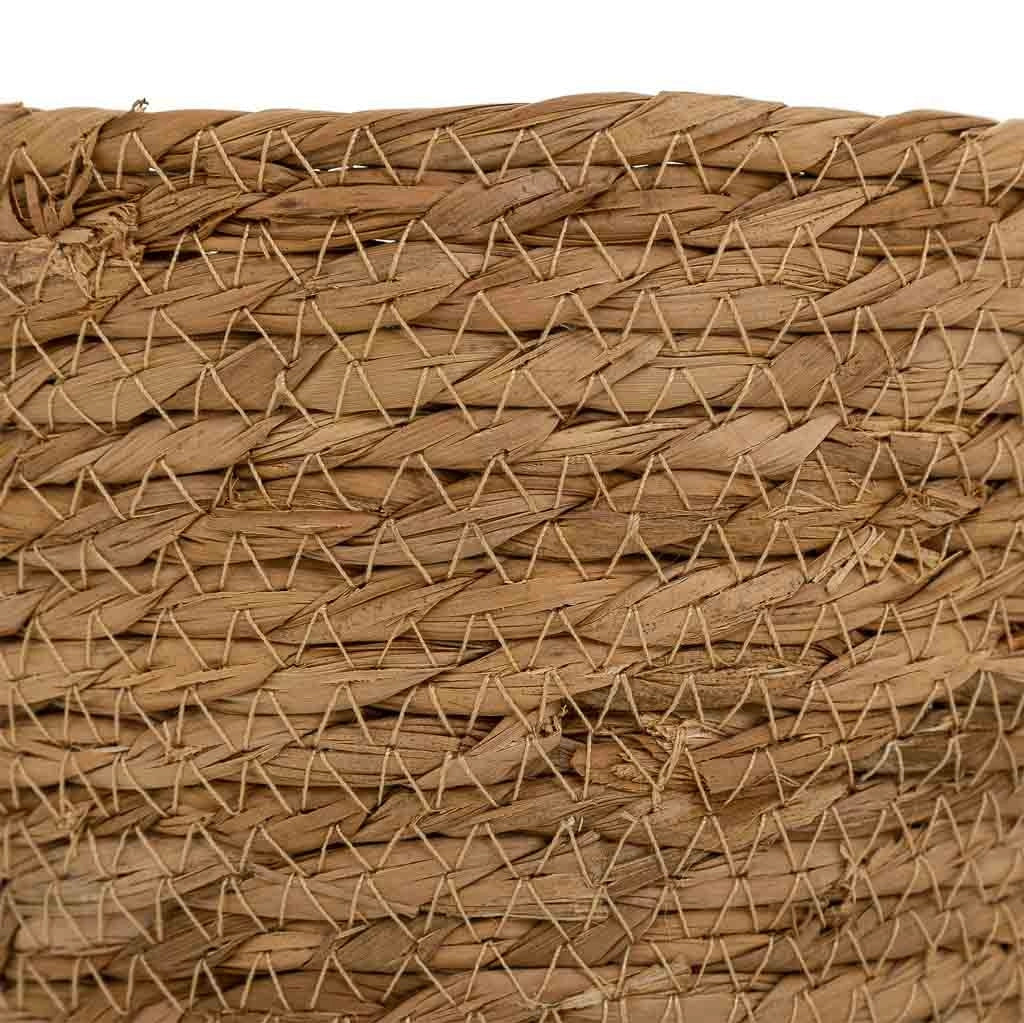 Cesto in fibra naturale marrone D18x16/22