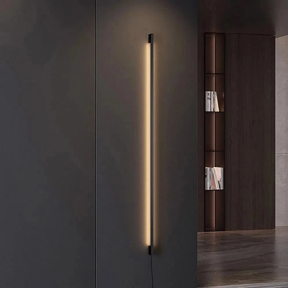 Applique Da Parete Led Lhj065-w 120cm Black