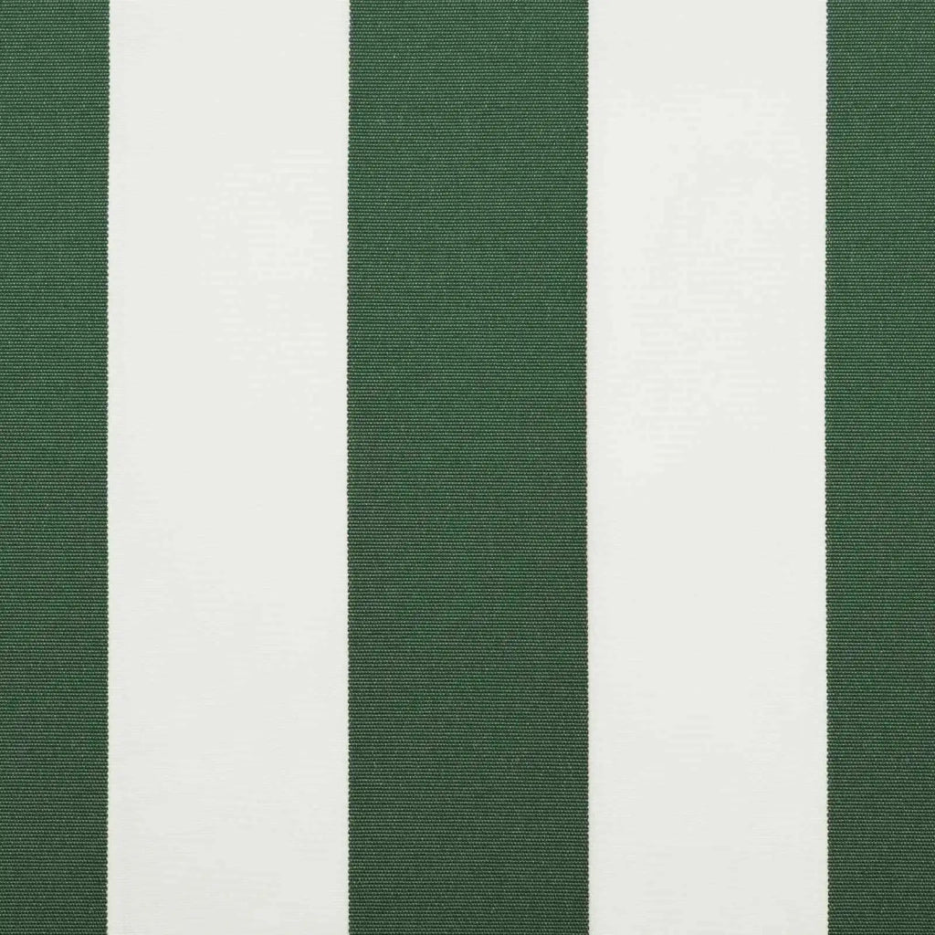 Telo di ricambio per tenda da sole Verde e Bianco 400 × 350 cm 3444464
