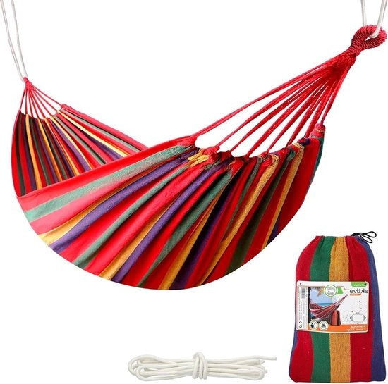 Cuscino per Campo e Giardino | Amaca Esterna | Dimensioni 200 x 100 cm | Capacità di Carico fino a 200 kg | con Borsa da Trasporto.