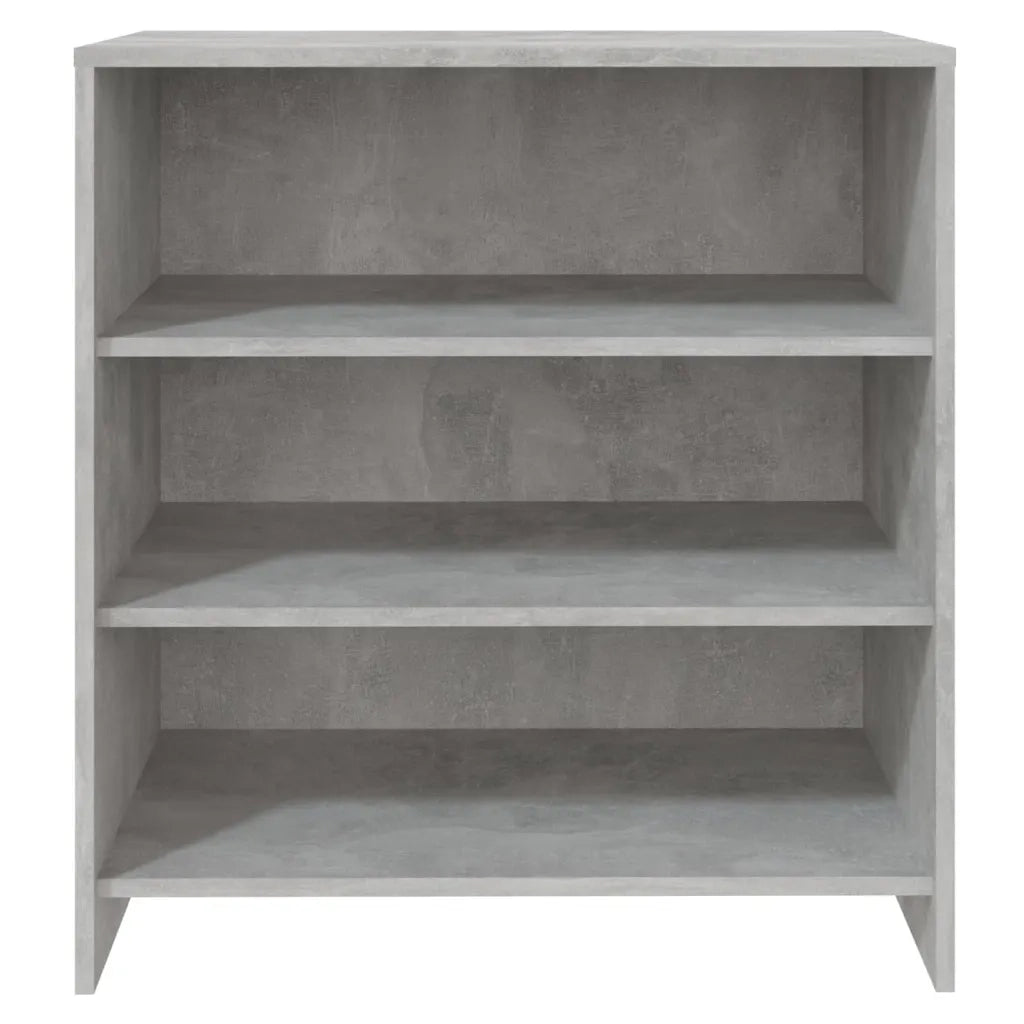 Credenza-Buffet-Armadio da cucina Grigio Cemento 70x40,5x75 cm in Truciolato
