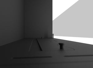 Camino a Bioetanolo da Incasso 84,4x59,4x25 cm Inside 800 Slim Nero con Vetro