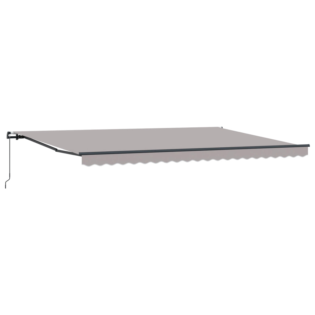 Tenda Retrattile Manuale  Grigio Chiaro 500x350 cm