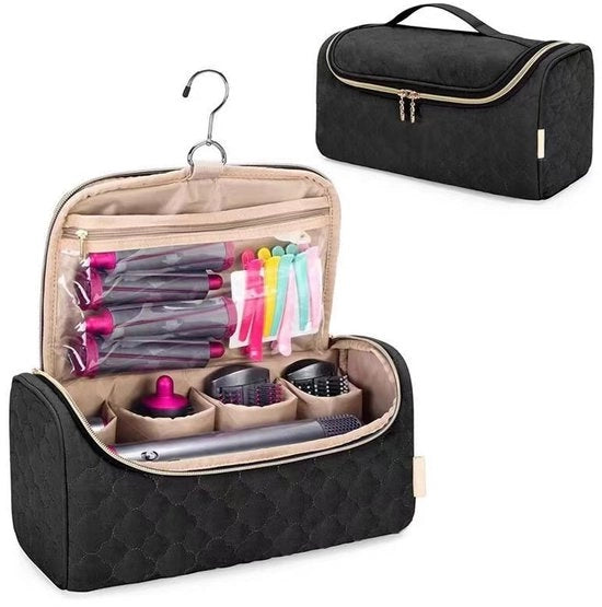 Valigetta portatile con grande capacità - Sacco per bagaglio adatto per Dyson Airwrap - Compatibile con Dyson Airwrap Complete Styler e accessori - Borsa per viaggio - Borsa di trasporto - Adatto per tutti i modelli Dyson Airwrap, accessori (31x12,5x15cm)