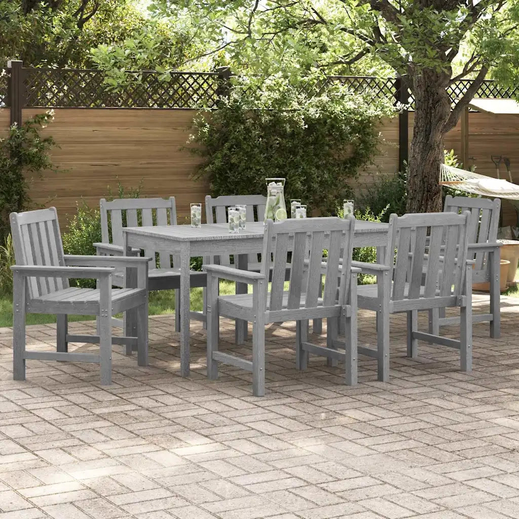 Sedia da Giardino 6 pcs Grigio chiaro 65.5 x 59 x 88 cm 3335800