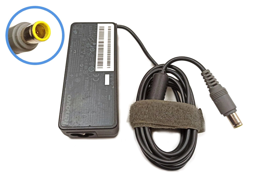 Caricatore di Alimentazione Originale LENOVO 20V 3.25A 65W Spinotto Giallo 7.9mm x 5.5mm - Ricondizionato