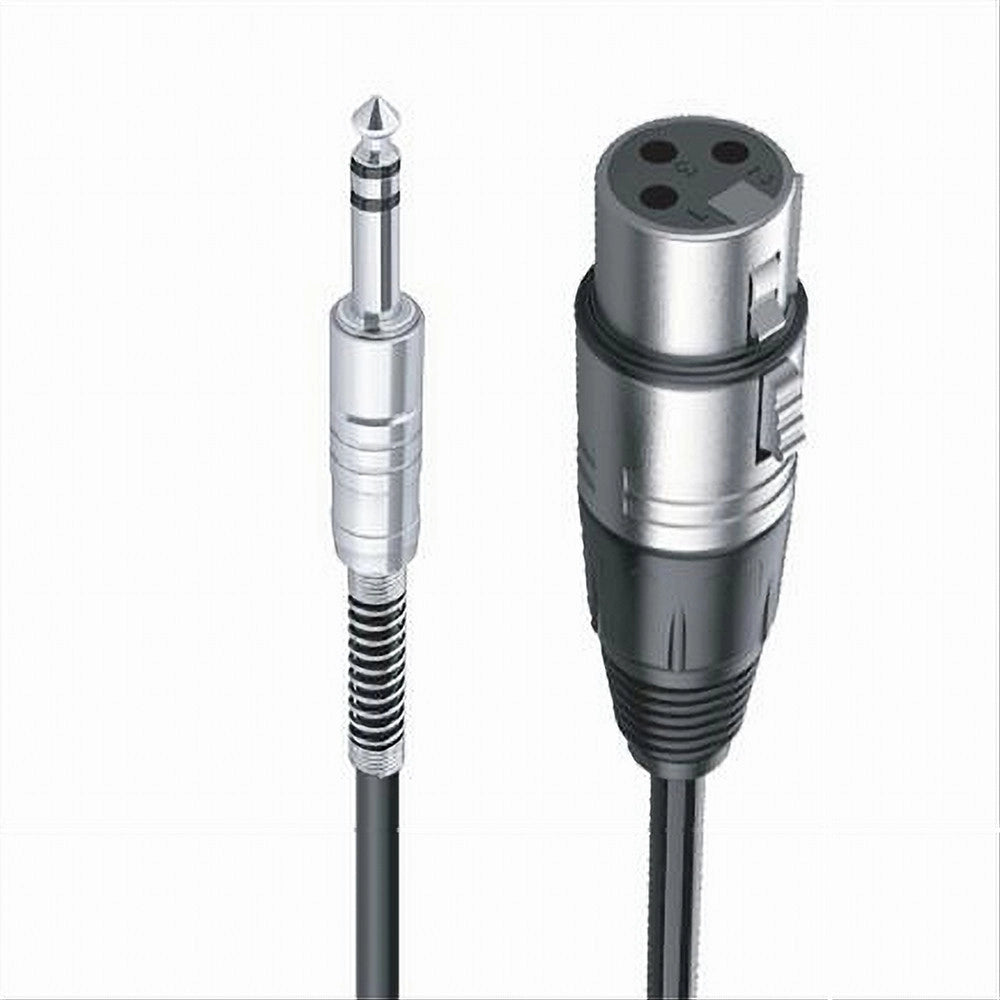 Trade Shop - Cavo Jack 6.5 Mm A Xlr Femmina Audio Prolunga Per Microfono Da 1.8 Metri Jxlr-05 -