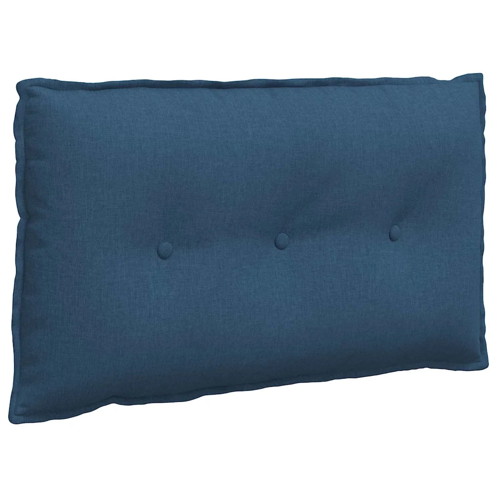 Cuscino per Schiena | Cuscino dorsale Blu 80 x 19 x 50 cm Tessuto