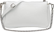 Borsa a tracolla in pelle reale Crossbody tas Clutch Borsa piccola Avondtas 23x13cm G323 (Bianca)