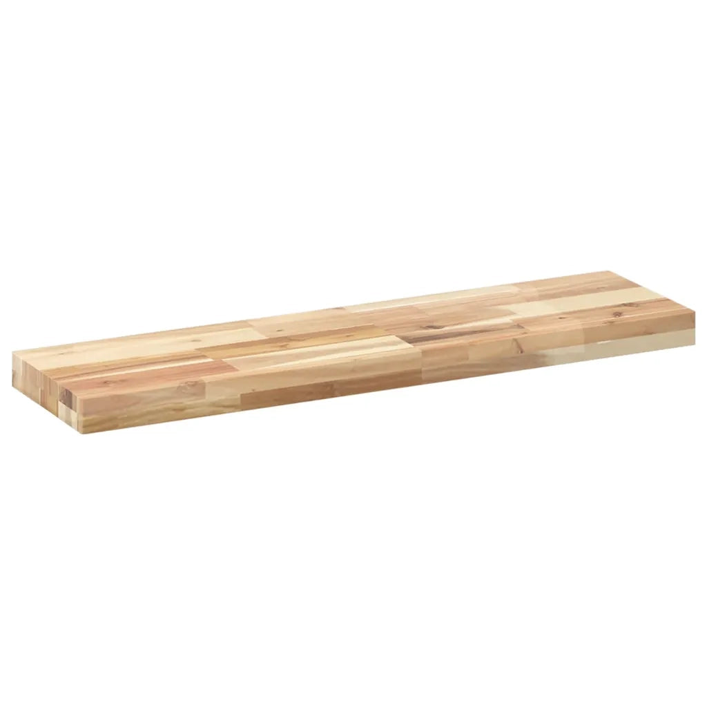 vidaXL Mensole da Parete 3 pz 80x20x4 cm Legno Acacia Non Trattato