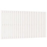 Testiera | Testata da Parete Bianca 159,5x3x90 cm Legno Massello di Pino