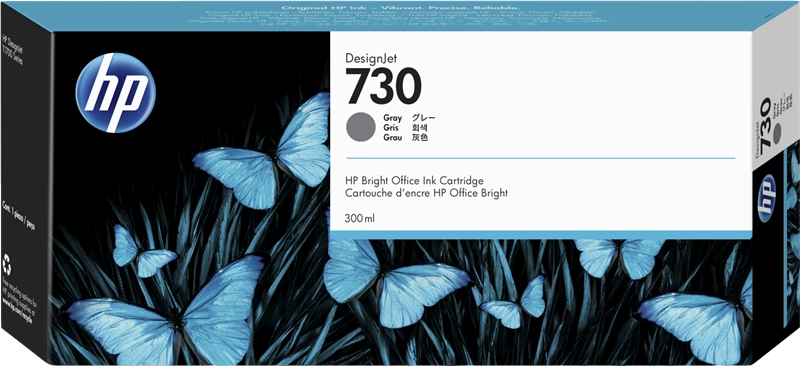 HP Cartuccia di inchiostro grigio DesignJet 730 da 300 ml