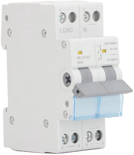 Manuale Interruttore di Comando - 230V CA - 2P - Sostenibile e affidabile - Adatto per installazione - Ideale per il controllo dell'energia