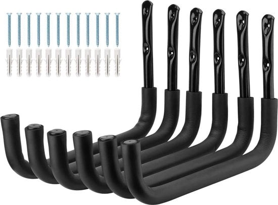 Sistema di appoggio per kayak garage - capacità di carico 25 kg - supporto per canoa da 38 cm