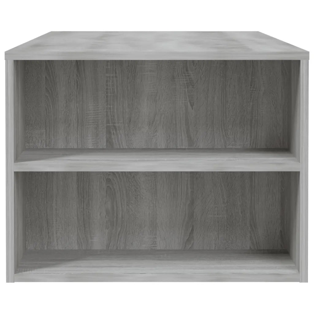 Tavolino da salotto | Tavolino da caff¨¨ | Tavolino da Soggiorno Grigio Sonoma 102x55x42cm Legno Multistrato