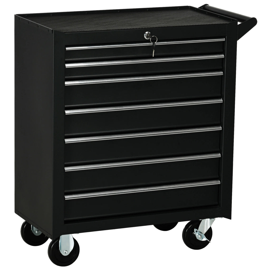 Carrello con Cassetti ¨C zephmum ¨C Nero, Metallo, 69x33x75cm