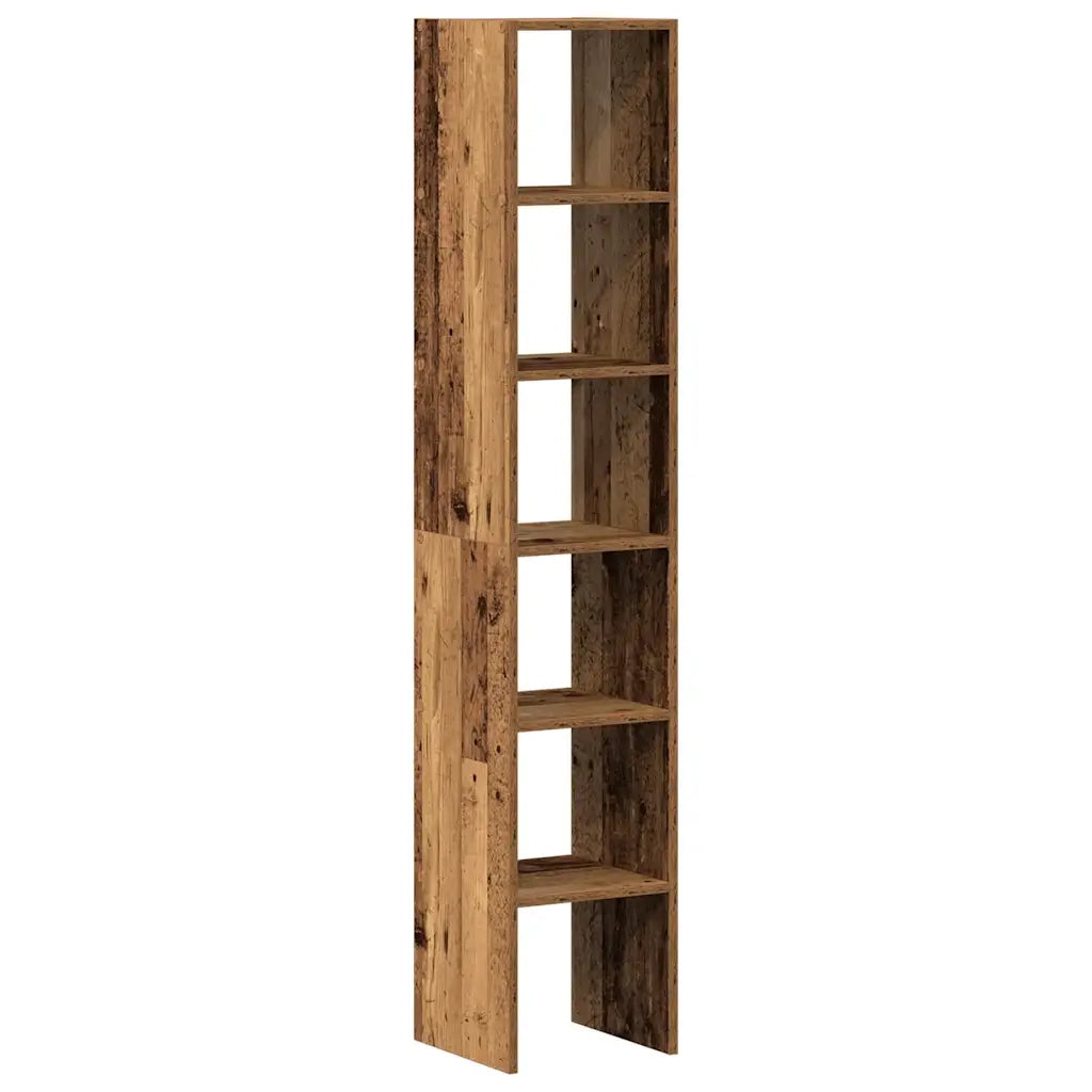 Librerie 2 pz Impilabili Legno Antico 30x30x80 cm in Truciolato 858818