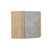 Mobile angolare da cucina R-Line Calcestruzzo/Rovere dorato 57 cm Vicco