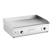 Piastra elettrica professionale - 727 x 420 mm - Superficie liscia - 4.400 watt 14_0004058