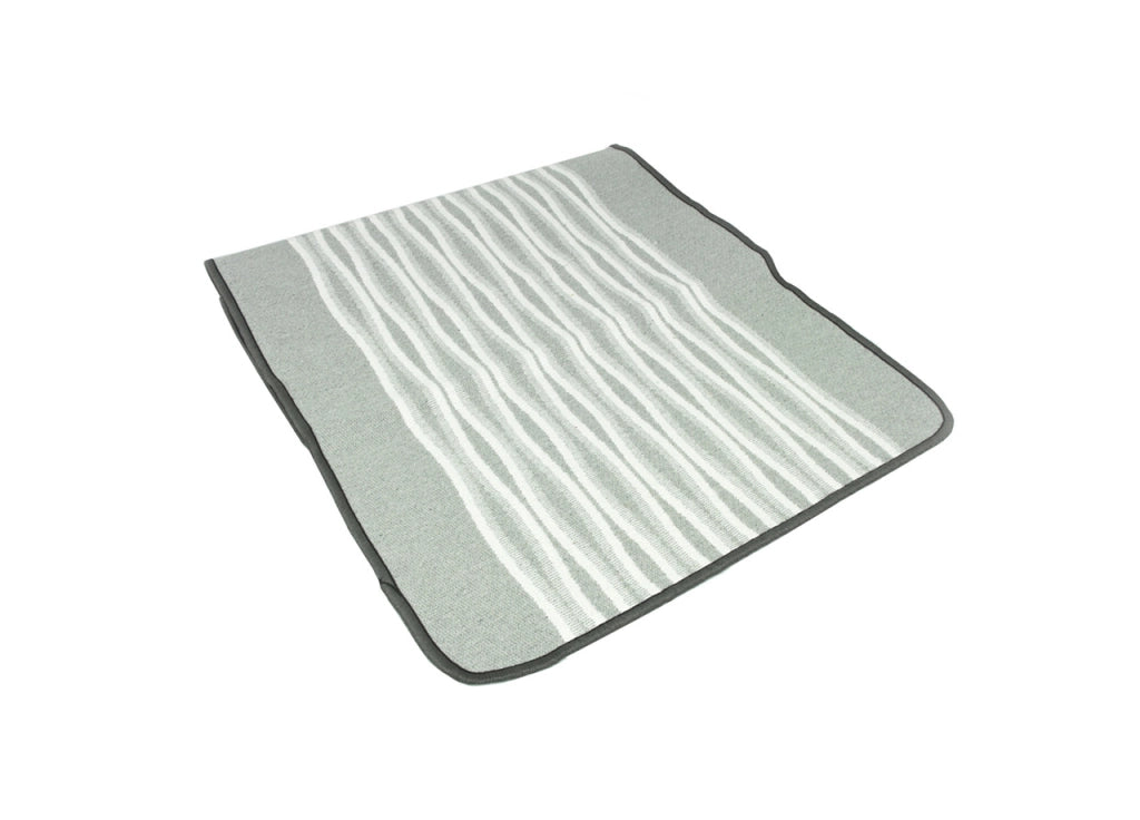 Tappeto Antiscivolo Disegno Ondina Colore Grigio Modello O.B. - 60x320 - Grigio