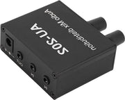 Mixer Stereo per Jack 35 mm - Distributore Audio per Amplificazione e Mix con Uscita Logaritmica