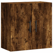 Armadietto a Muro | Mobile a Parete Rovere Fumo 60x31x60 cm in Legno Multistrato