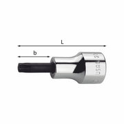 Chiave a bussola con attacco 1/2" femmina e uscita Torx maschio Usag Torx 45