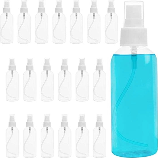 Bottiglia Spray - Bottiglia Spray a Nebbia / Bottiglie Rotolanti Ricaricabili - Per la Pulizia, Profumi, Oli Essenziali – Dimensione da Viaggio 20 Pack 80ml