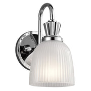 Applique bagno Cora cromo vetro LED G9 3W IP44 Kichler