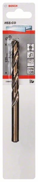 2608585862 - Punte per metallo HSS-Co, DIN 338 9 x 81 x 125 mm