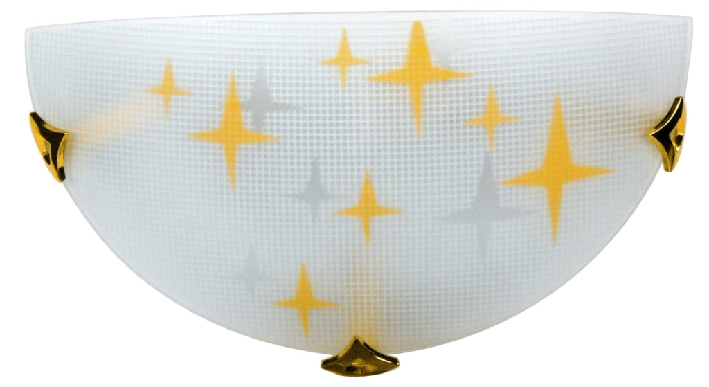 Plafoniera Candellux Stars 11-79506 oro/bianco E27 30cm