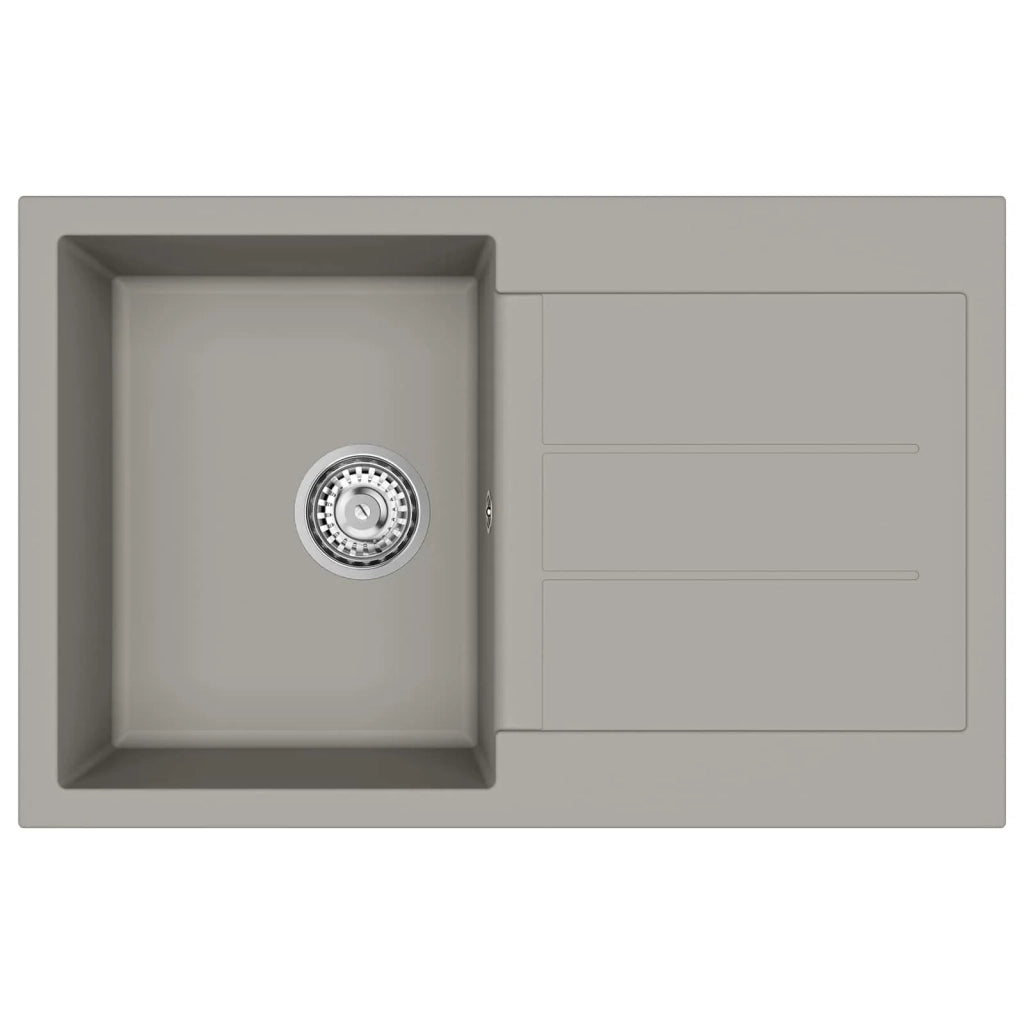 Lavello Grigio 780 x 500 mm 80% Quarzo e 20% Resina CFW8436447