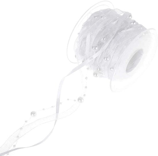 Decorazione a Lint per Pareti - 10 m - Lint per Decorazione - Lint per Cadeau - Lint per Tavolo - Lint da Appendere - Lint Organza - 10 mm di Larghezza - Decorazione a Lint