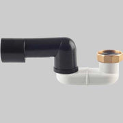 SIFONE RIBASSATO ORIENTABILE PER PIATTO DOCCIA GHIERA OTTONE 11/2 x 40/50 - 1 pezzi - Idroweb